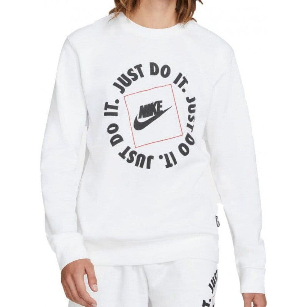 Nike Men's Sweatshirt Just Do It Pullover Athletic Long Sleeve Athletic Sweater
