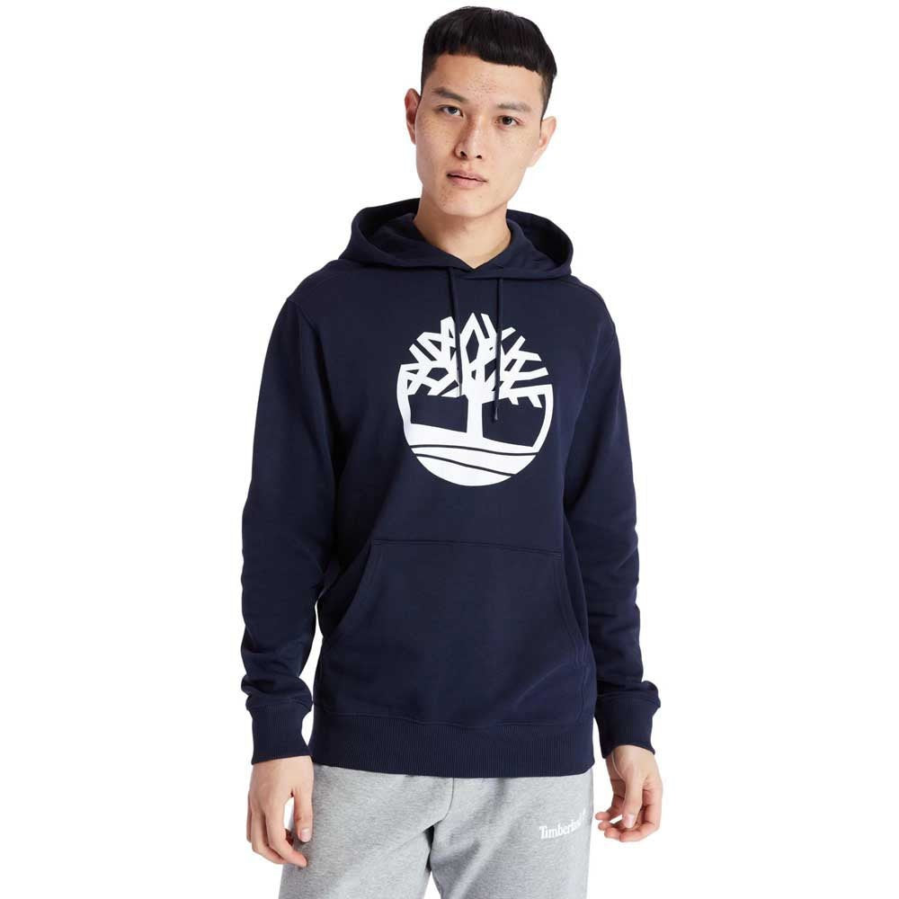 Timberland Mens Hoodie Kennebec River Tree Logo  Pullover Hooded Sweatshirt