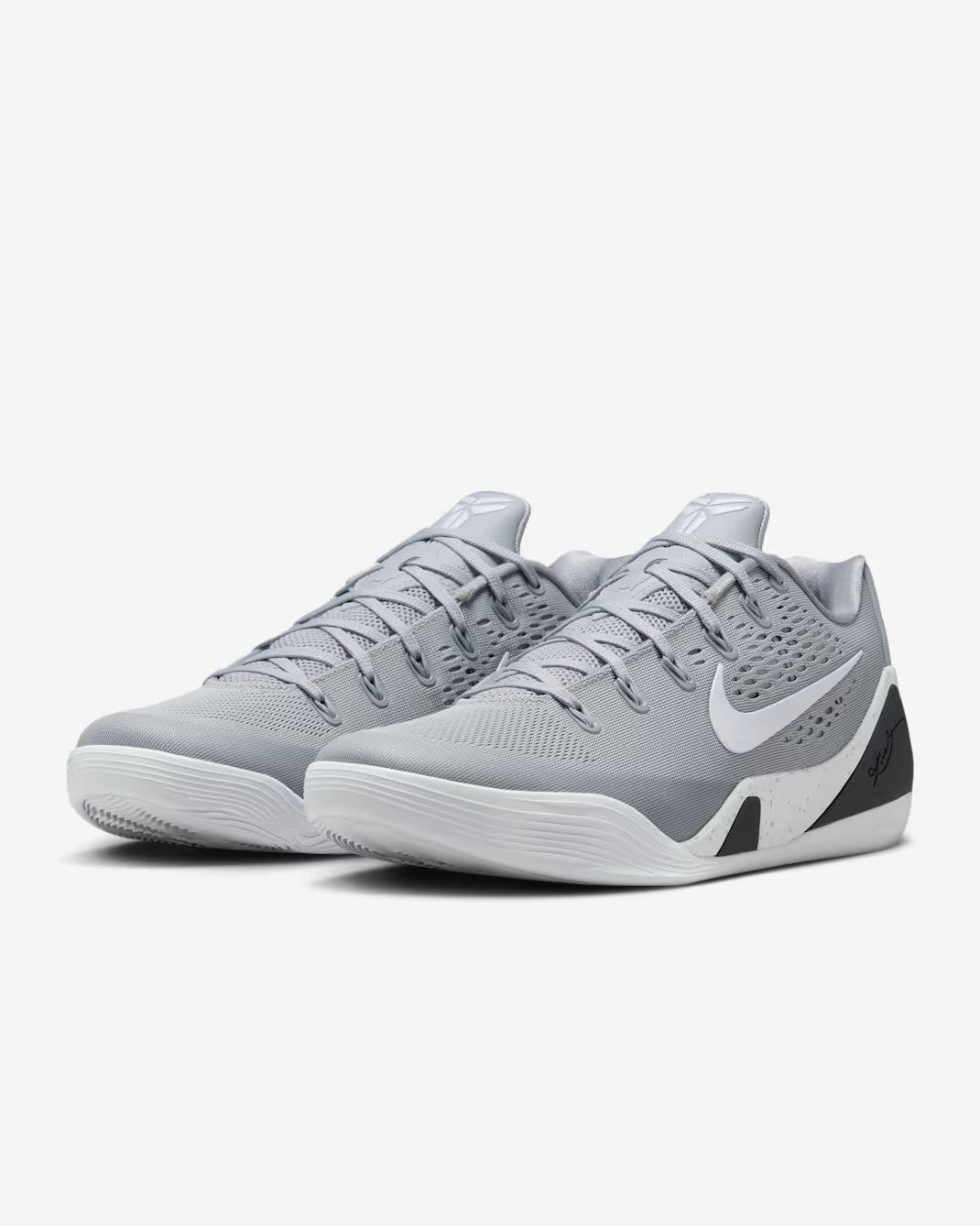 Kobe IX Elite Low EM Protro Basketball Shoes Wolf Grey Men's | Size 7.5 - 14