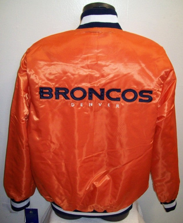 DENVER BRONCOS NFL STARTER Snap Down Jacket  ORANGE