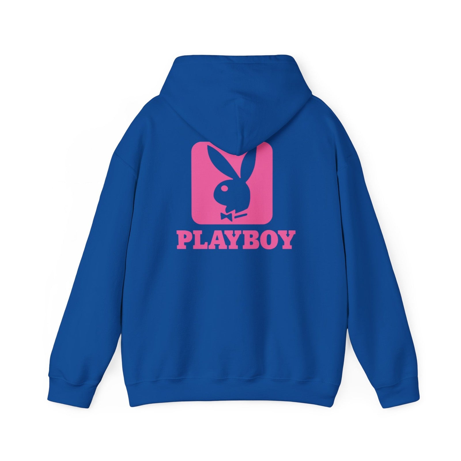 Playboy Bunny Logo Hoodie | Pink Graphic Sweatshirt