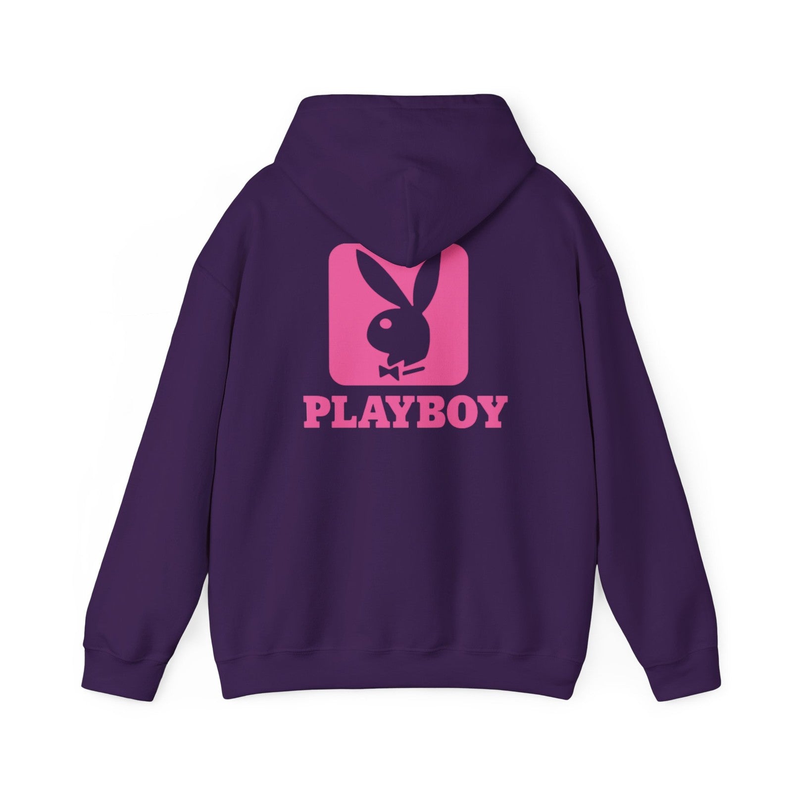 Playboy Bunny Logo Hoodie | Pink Graphic Sweatshirt