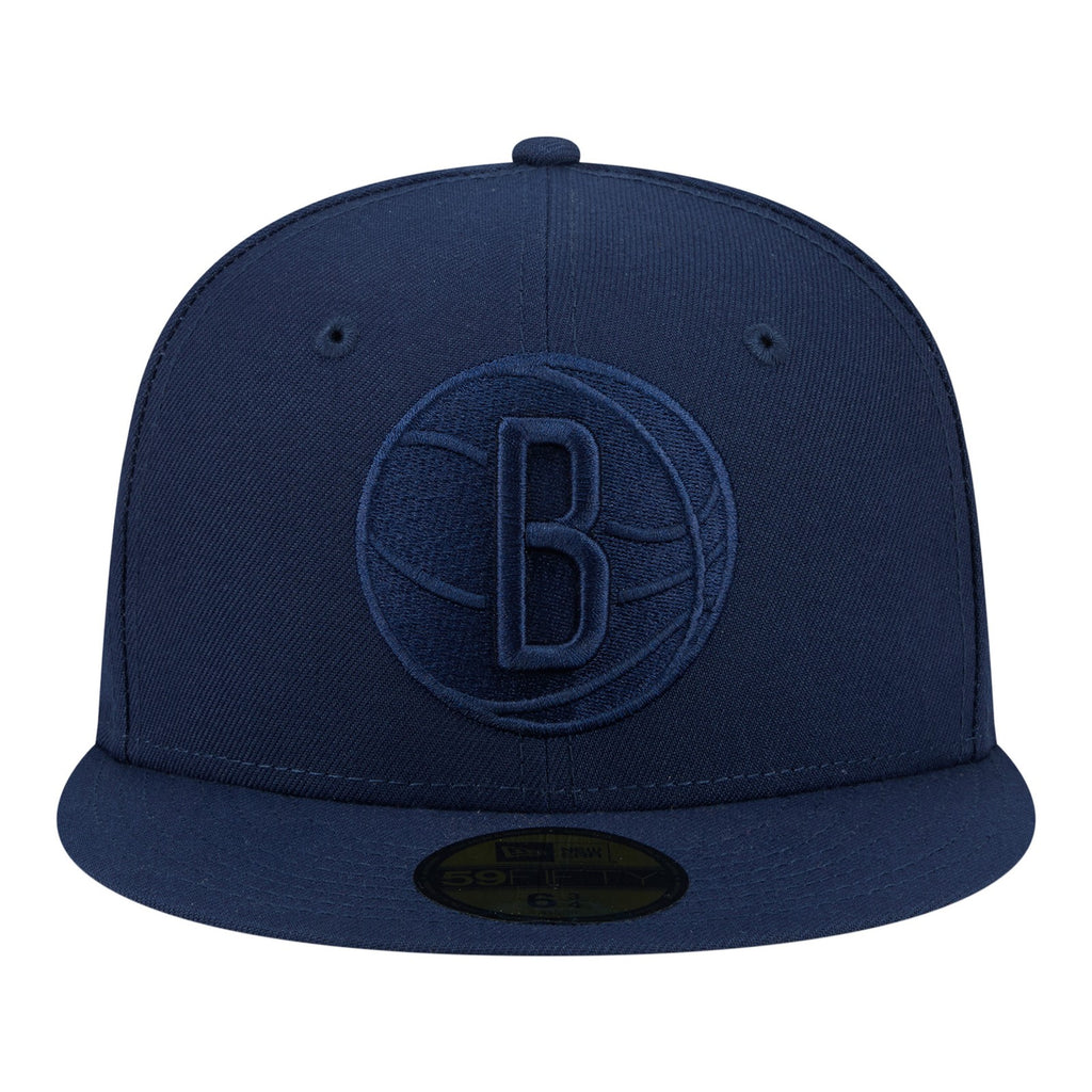 Men's New Era Navy Brooklyn Nets Tonal Color Pack 59FIFTY Fitted Hat