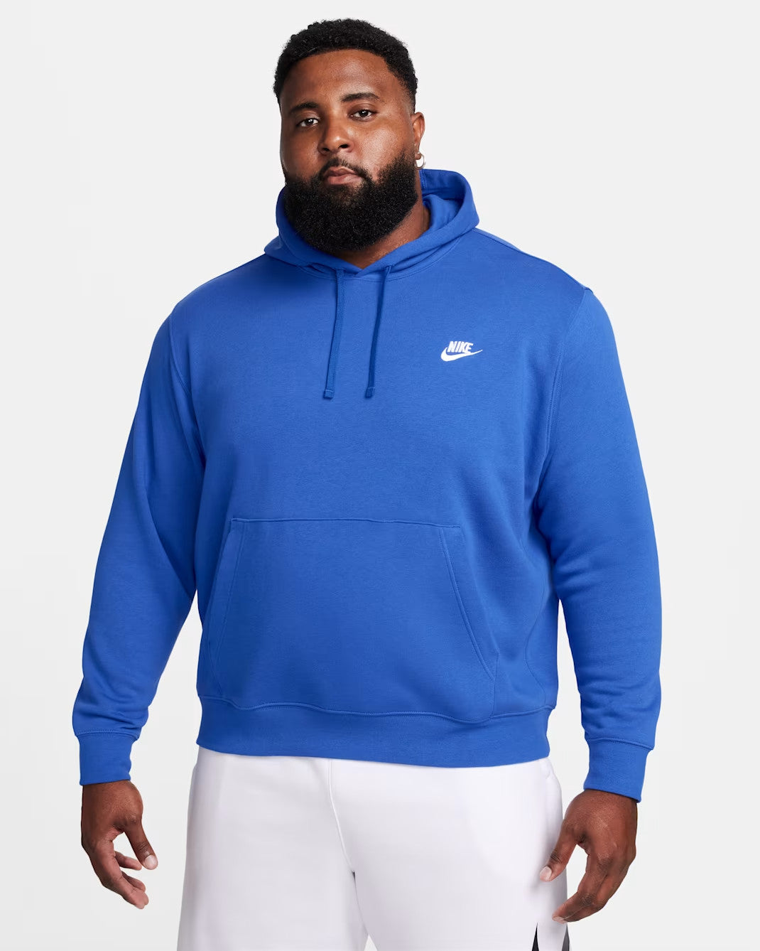 Nike Sportswear Club Fleece Pullover Hoodie Royal Blue Adult M L XL 2XL 3XL