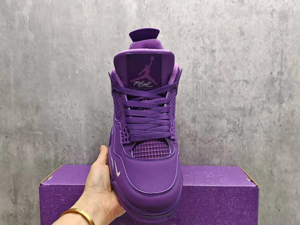 Nigel Sylvester x Jordan 4 Brick by Brick 'Purple Rain' Men's Size US 7-12