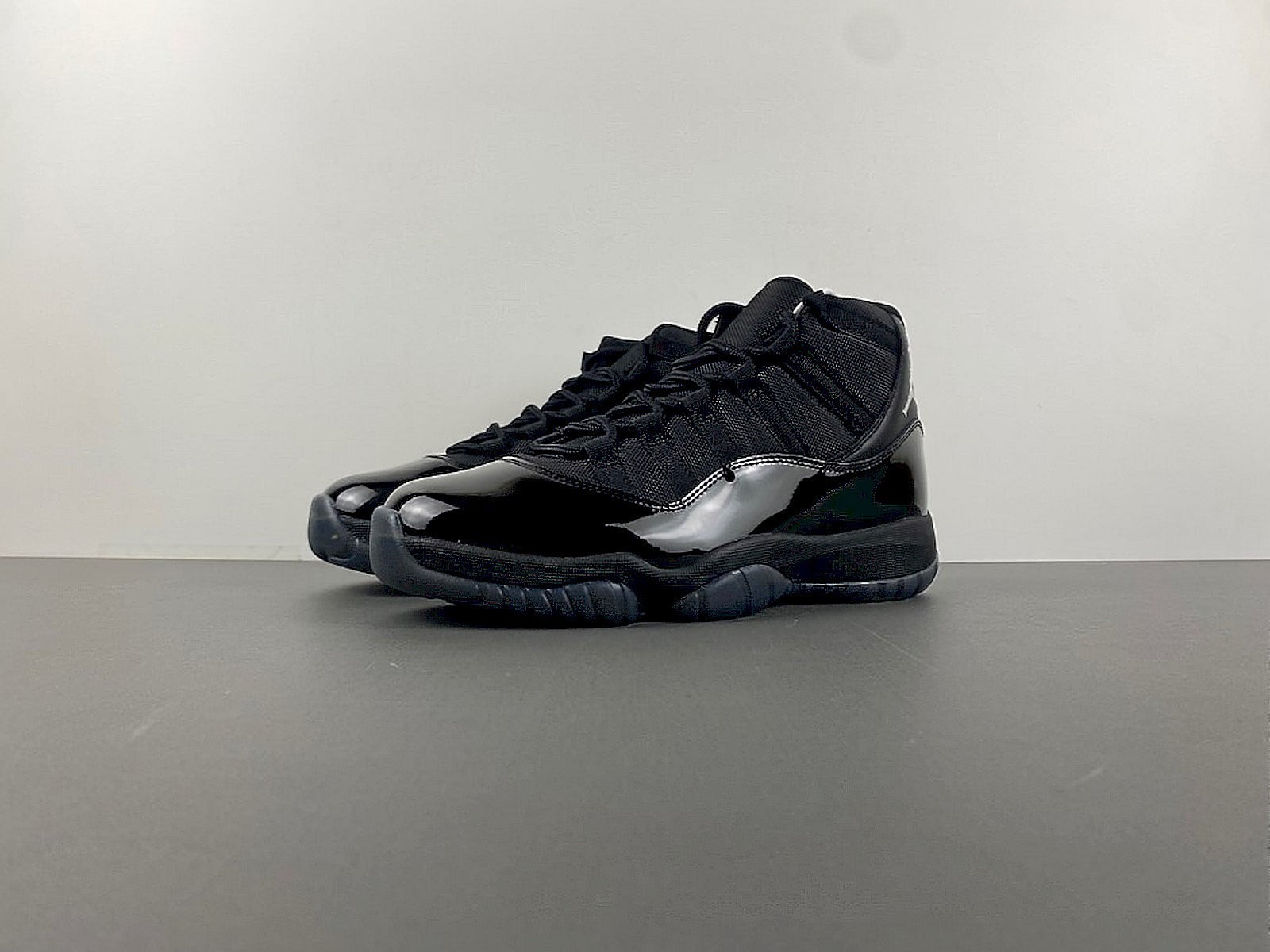Air Jordan 11  All Black Patent Leather Men’s Athletic Shoes AJ11