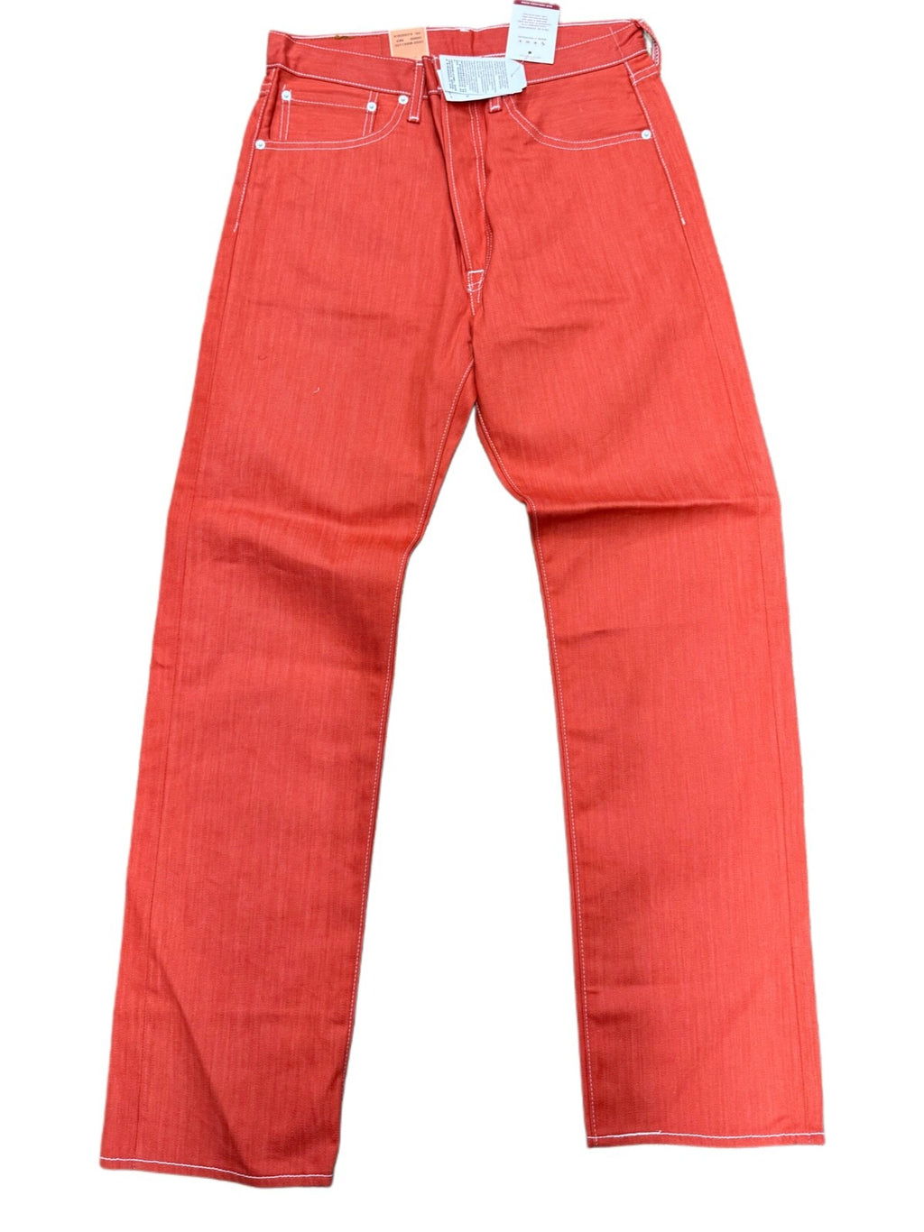 Levi's Men's 501 Shrink To Fit Original Fit Color Orange Red 005012405