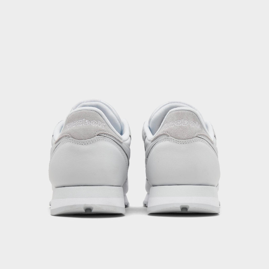 Reebok Classic Leather Classic Nylon  White Black Mens Shoes Sneakers Size 8-13
