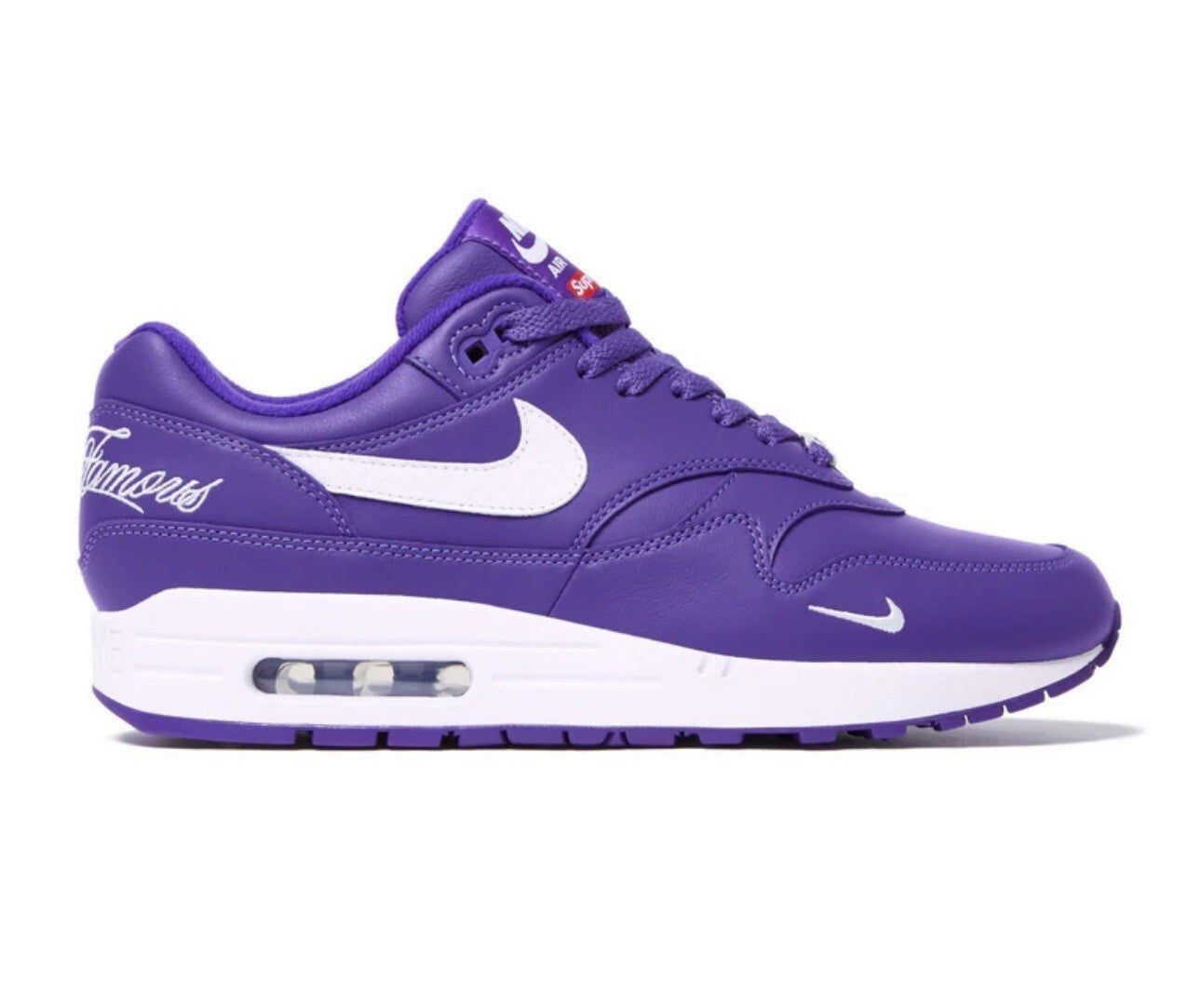 Supreme × Nike Air Max 1 '87 SP "Purple" SS25 Week4 HF8813-500 Sneakers New
