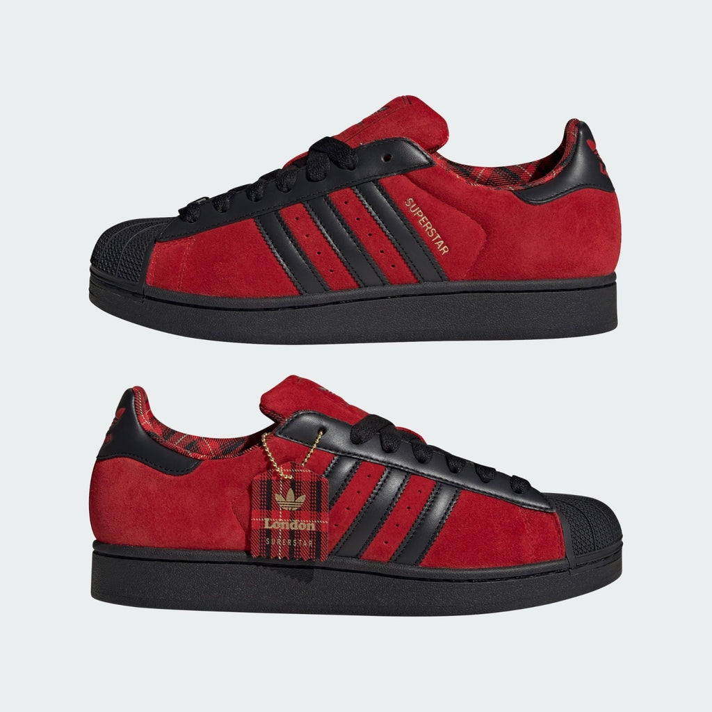 adidas Originals Superstar 2 London / Better Scarlet JQ3224 Men's US4-14 NEW