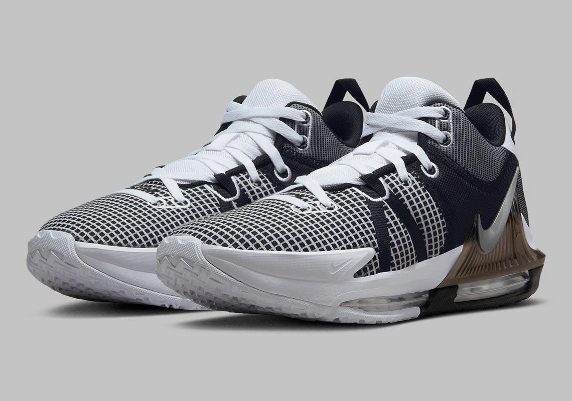 Nike Lebron Witness VII White Black Basketball Shoes DM1123-100 Mens Size