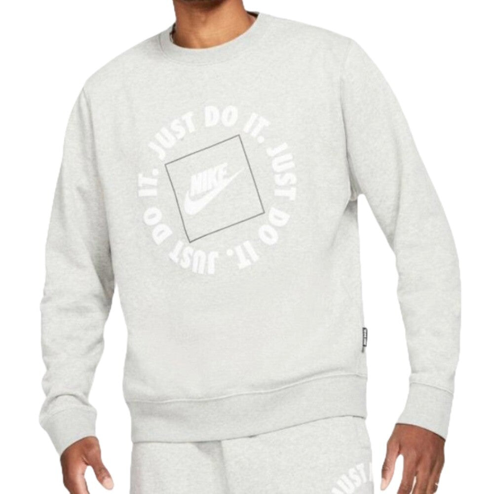 Nike Men's Sweatshirt Just Do It Pullover Athletic Long Sleeve Athletic Sweater