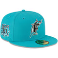 Men's New Era Teal Florida Marlins Cooperstown Collection Turn Back The Clock