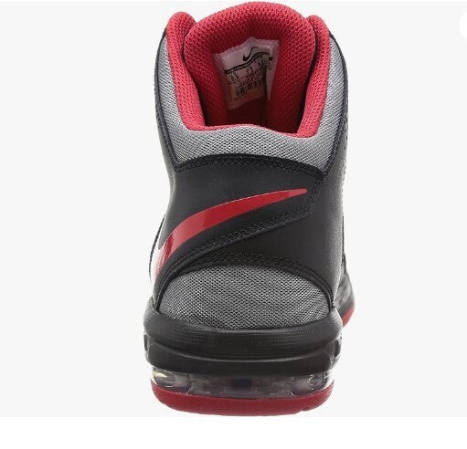 Nike Black Air Max Actualizer II Men's Basketball Shoes, Grey/Red