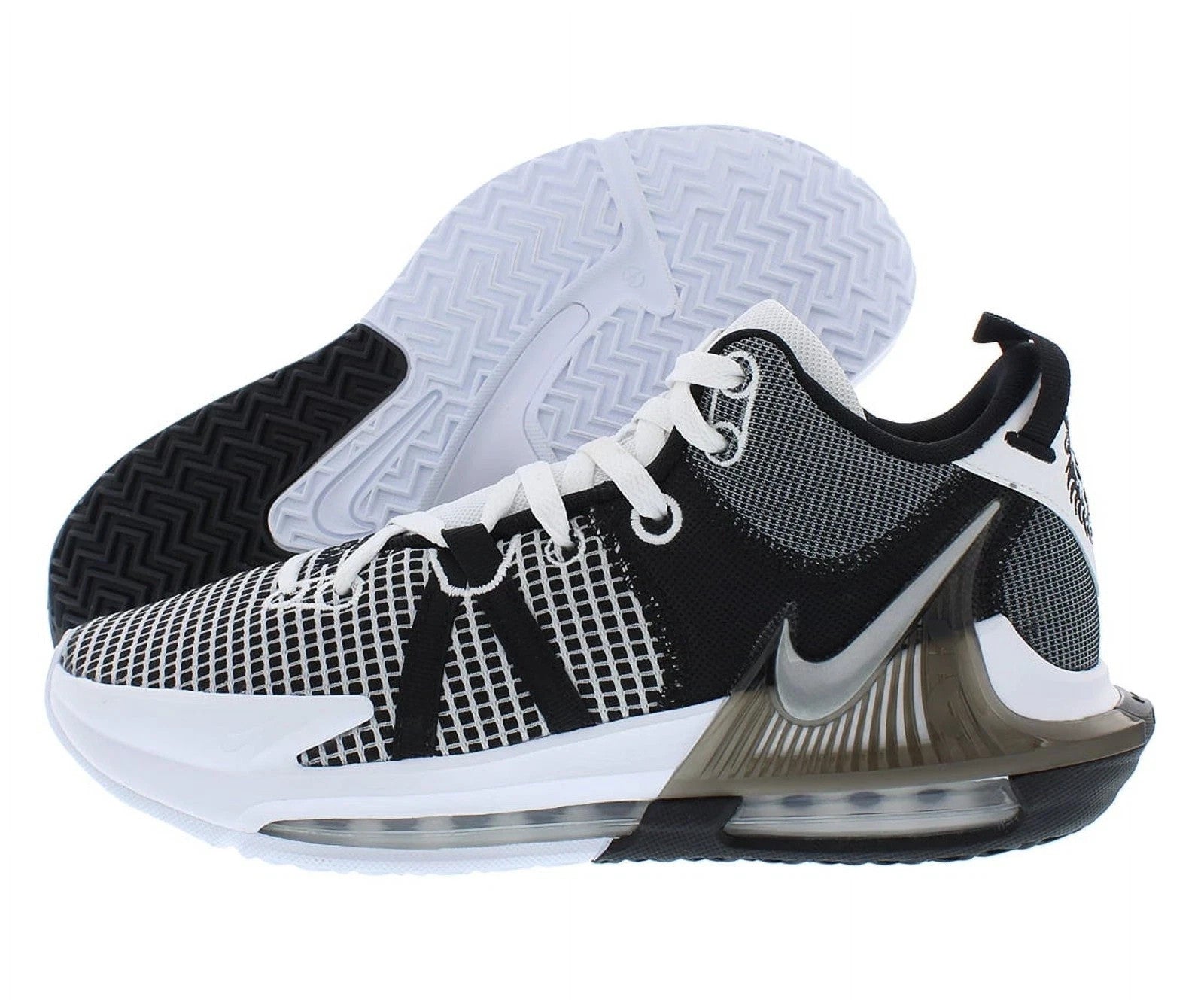 Nike Lebron Witness VII White Black Basketball Shoes DM1123-100 Mens Size