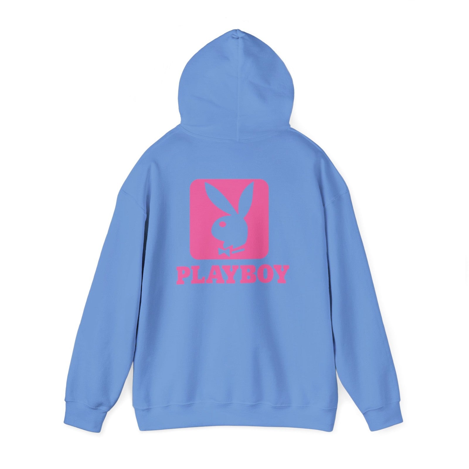 Playboy Bunny Logo Hoodie | Pink Graphic Sweatshirt