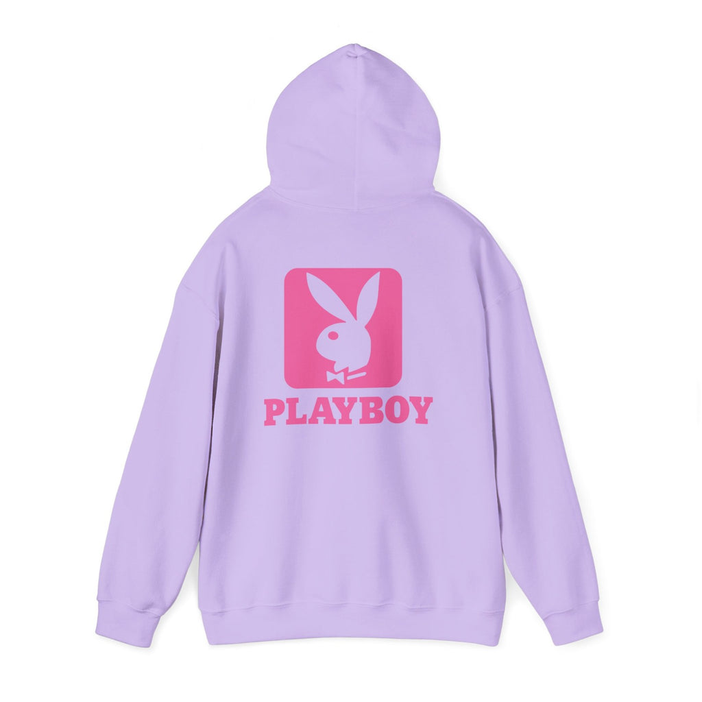 Playboy Bunny Logo Hoodie | Pink Graphic Sweatshirt