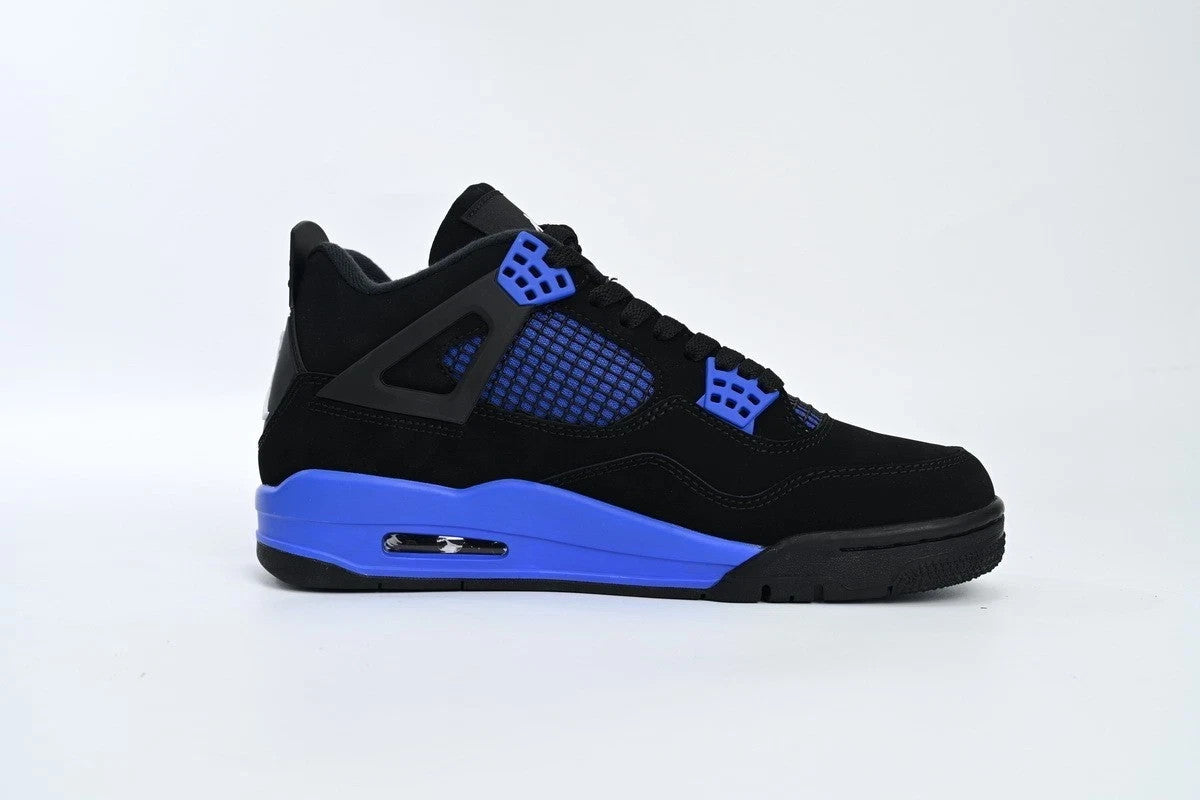 Jordan 4 Retro Black Blue Thunder MEN's Size US (7-12)