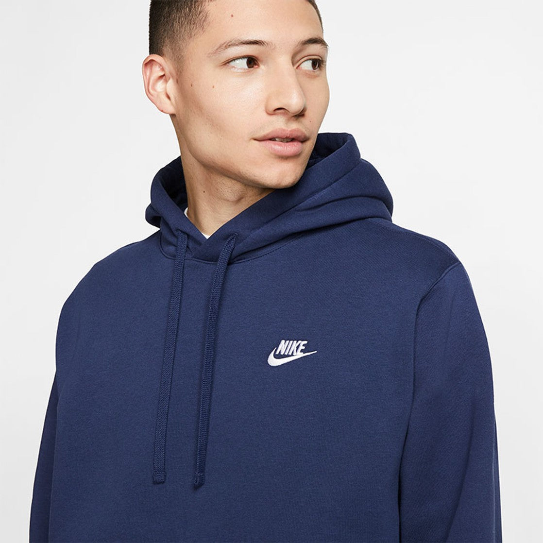 Nike Hoodie Men's Club Fleece Pullover Warm Sportswear Sweatshirt BV2654