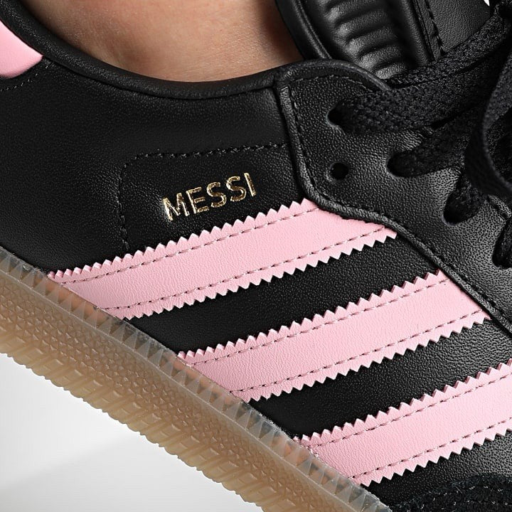 Adidas Messi Samba Men’s Black Sneaker Athletic Shoe Footwear Soccer .