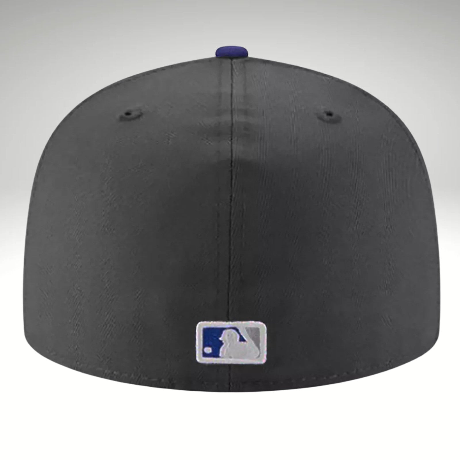 New Era 59FIFTY Los Angeles Dodgers Fitted Hat Dark Gray Blue Cap