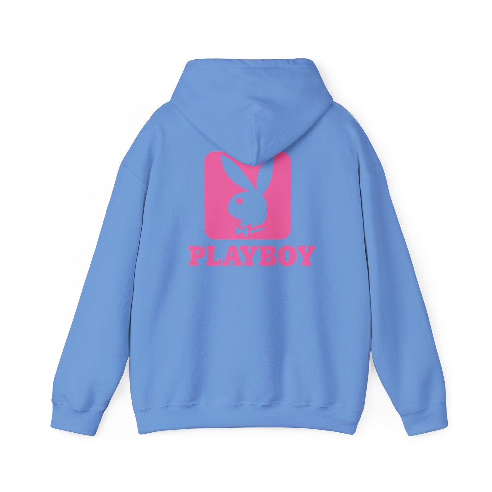 Playboy Bunny Logo Hoodie | Pink Graphic Sweatshirt