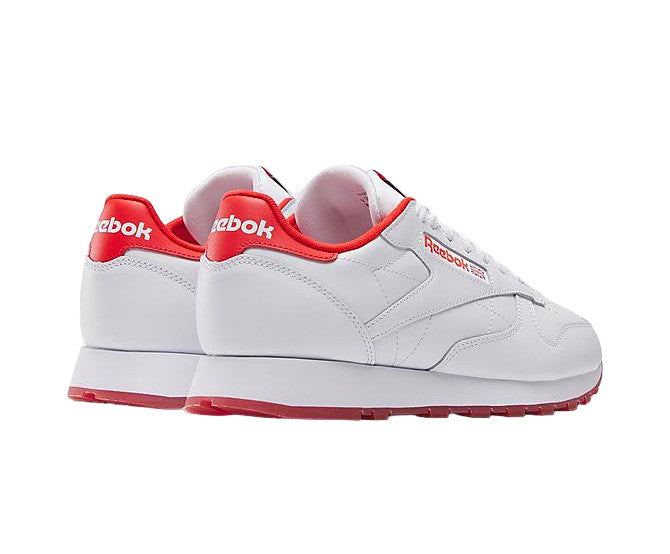 REEBOK MENS WHITE RED CLASSIC LEATHER 100033913 IF5046
