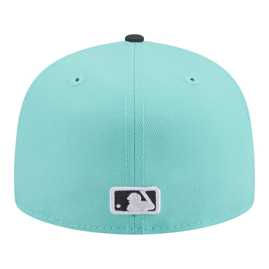 Men's New Era Turquoise/Charcoal Seattle Mariners Two-Tone Color Pack 59FIFTY