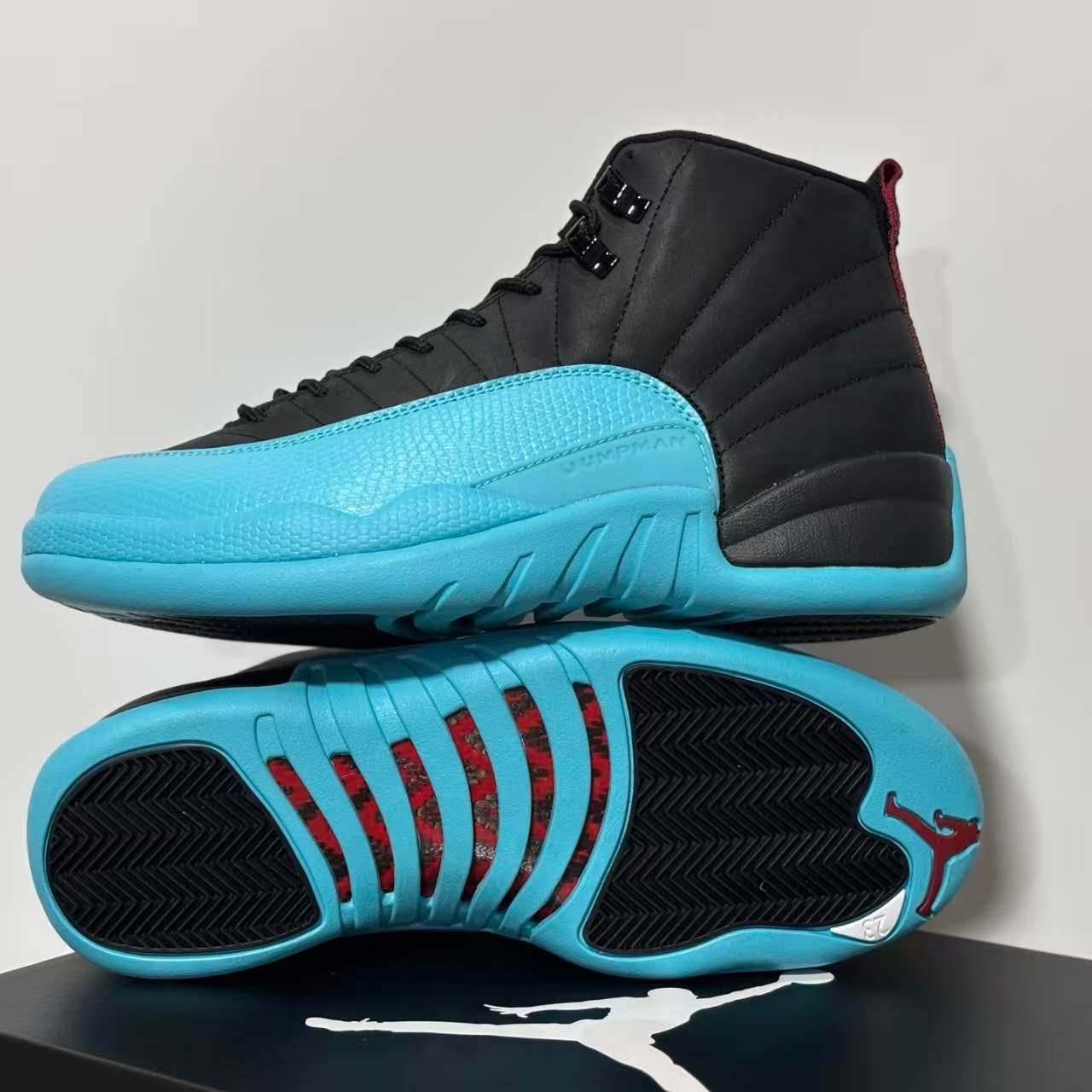 Jordan Air Jordan 12 Retro Gamma Blue Men's Shock - absorbing Non - slip Retro B