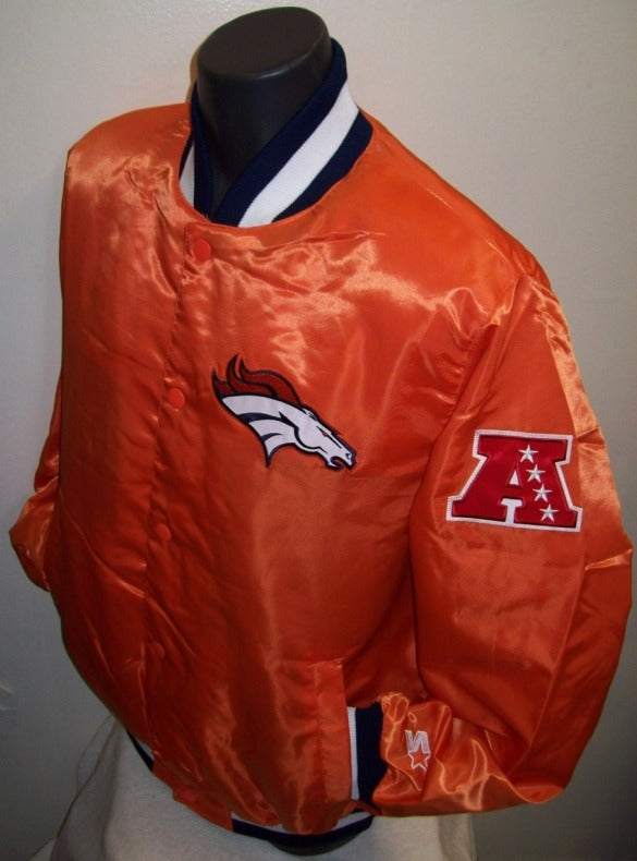 DENVER BRONCOS NFL STARTER Snap Down Jacket  ORANGE