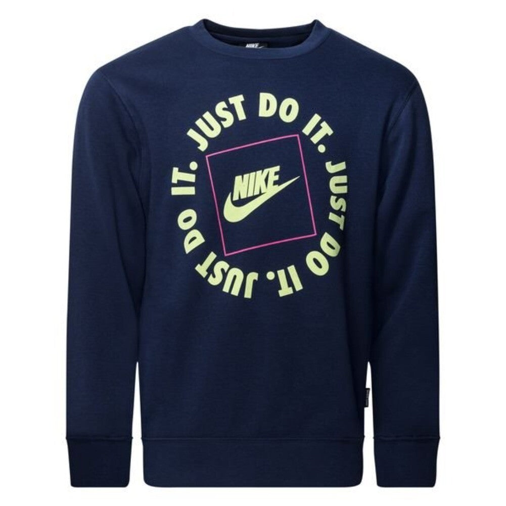 Nike Men's Sweatshirt Just Do It Pullover Athletic Long Sleeve Athletic Sweater