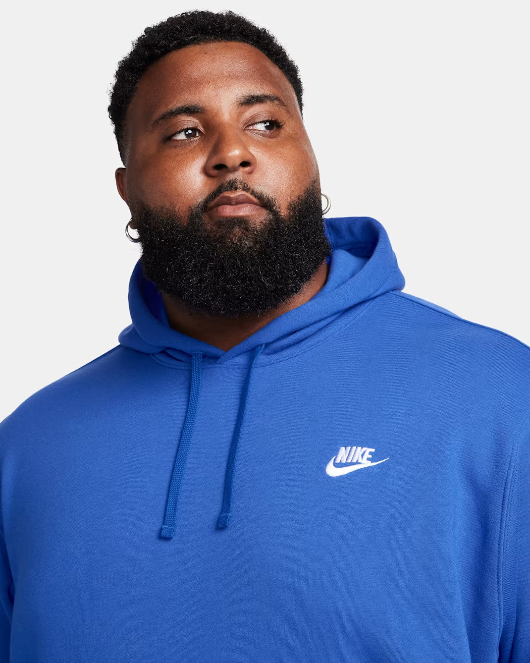 Nike Sportswear Club Fleece Pullover Hoodie Royal Blue Adult M L XL 2XL 3XL
