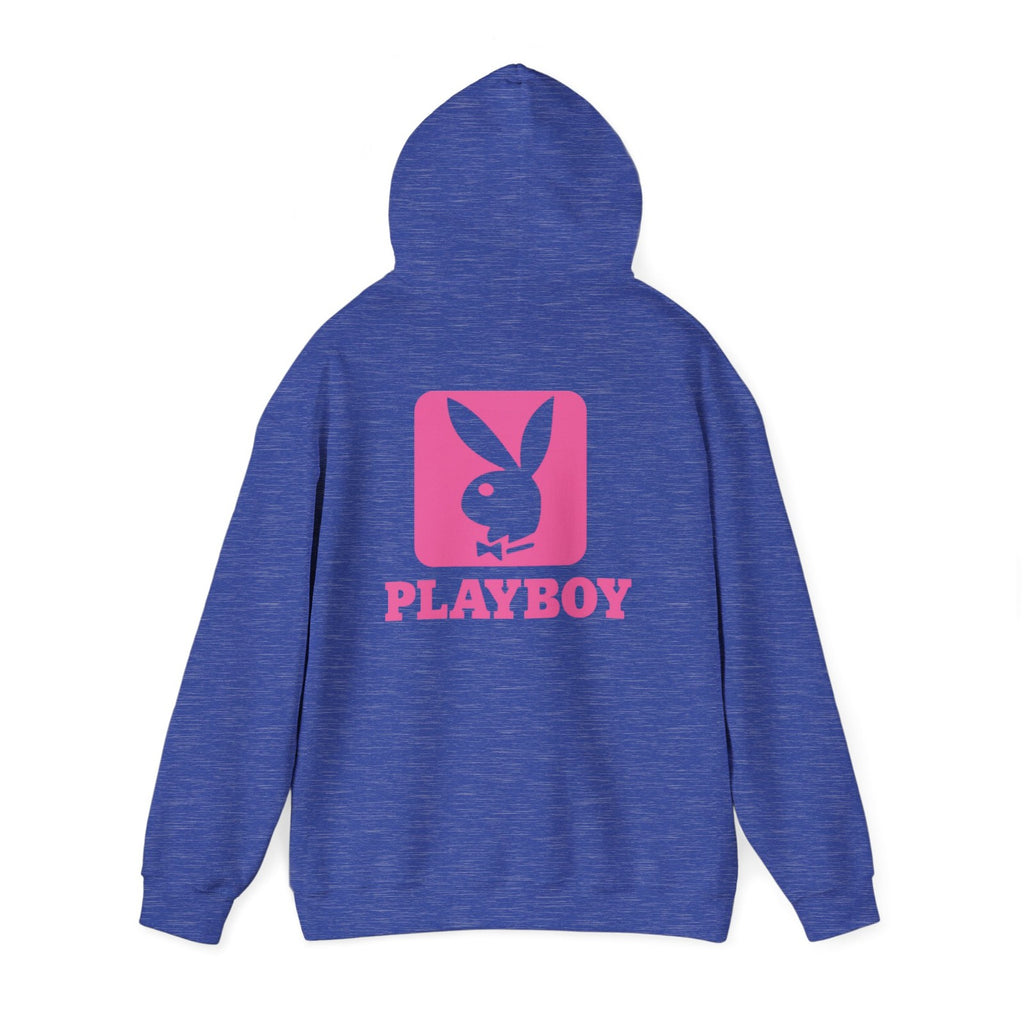 Playboy Bunny Logo Hoodie | Pink Graphic Sweatshirt