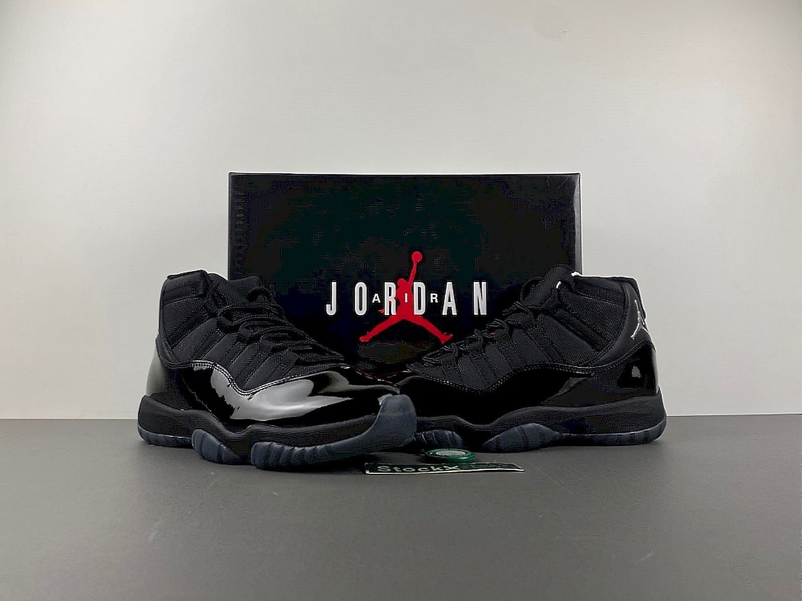 Air Jordan 11  All Black Patent Leather Men’s Athletic Shoes AJ11