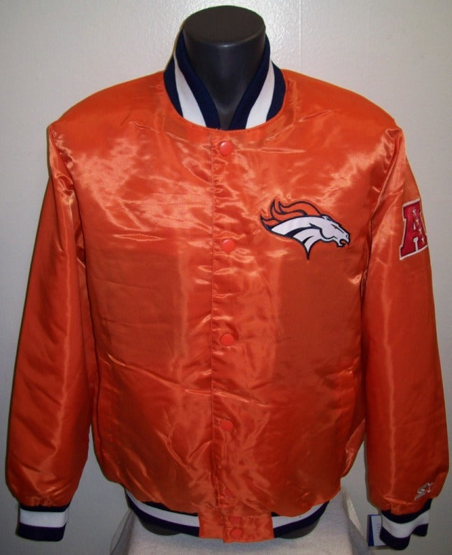 DENVER BRONCOS NFL STARTER Snap Down Jacket  ORANGE