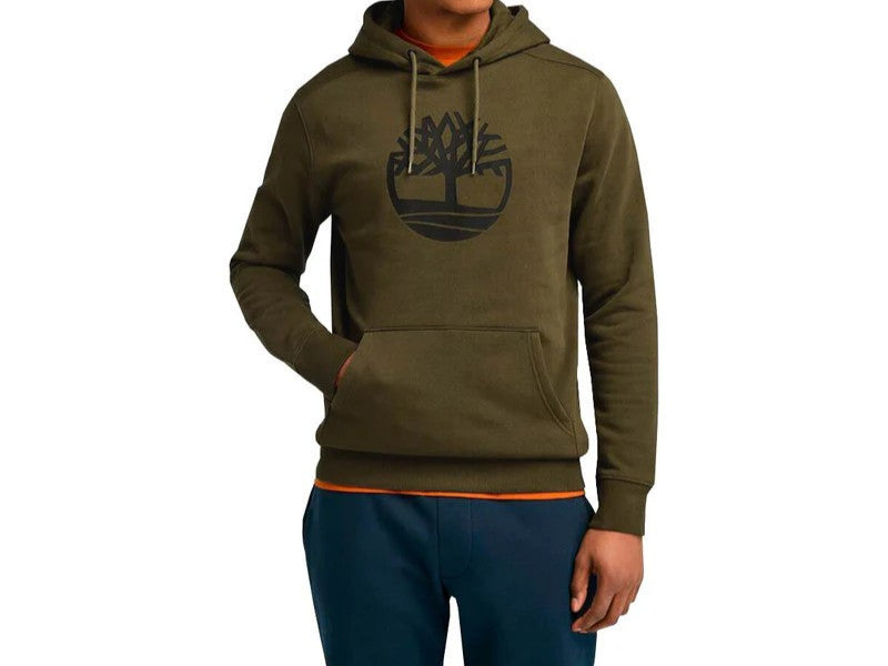 Timberland Mens Hoodie Kennebec River Tree Logo  Pullover Hooded Sweatshirt