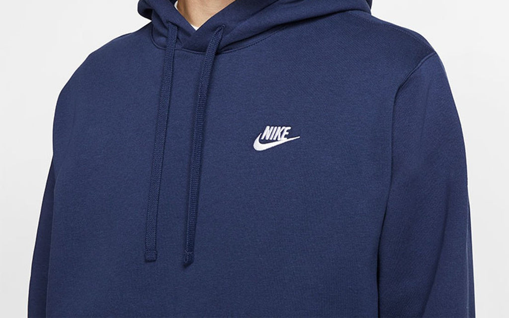 Nike Hoodie Men's Club Fleece Pullover Warm Sportswear Sweatshirt BV2654