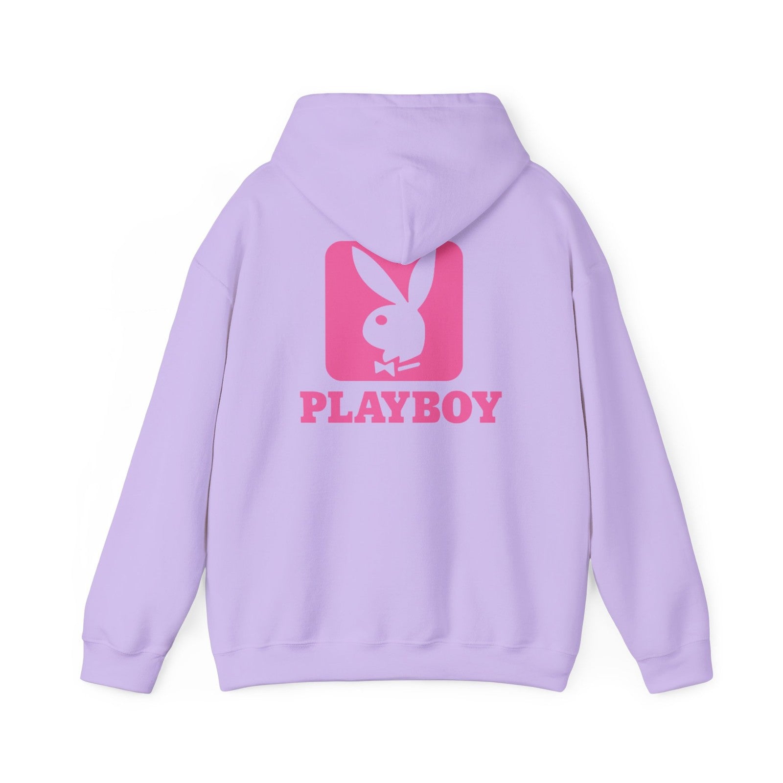 Playboy Bunny Logo Hoodie | Pink Graphic Sweatshirt