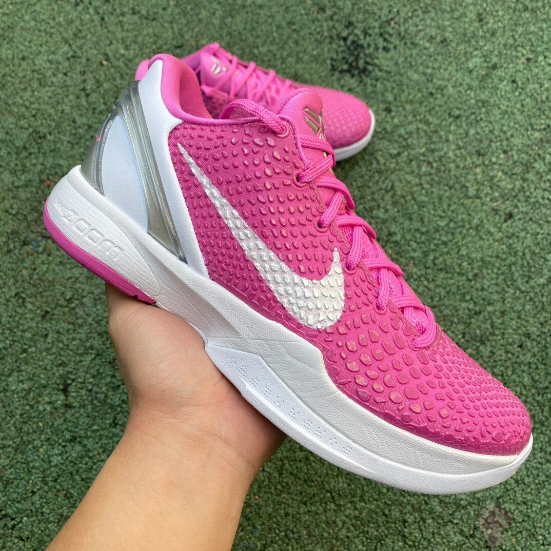 DJ3596-600 NK Kobe 6 Kay Yow Think Pink Men's Shoe Sizes 4-14