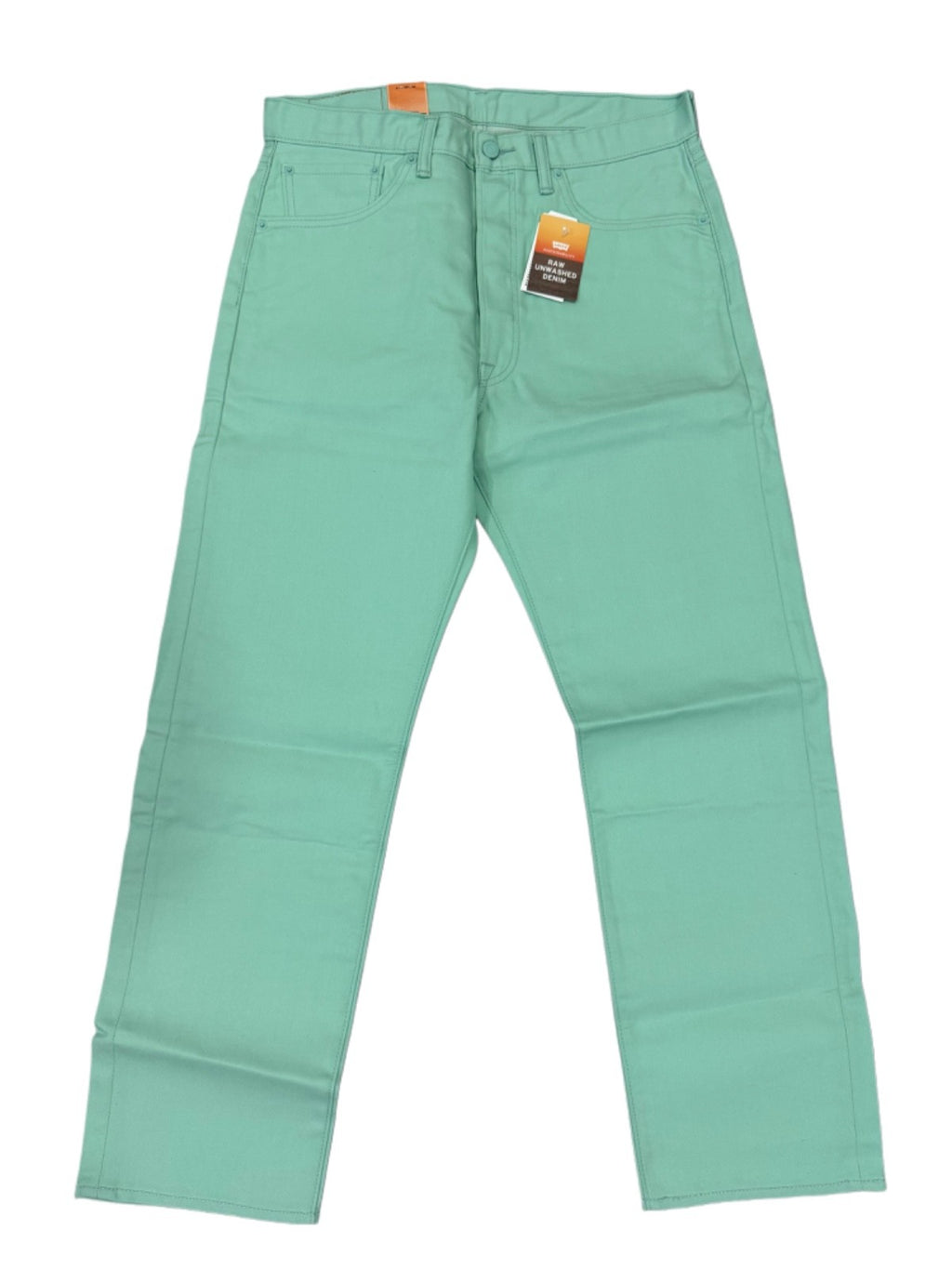 Levi's Men's 501 Shrink To Fit Original Fit Color Mint Green 005012597