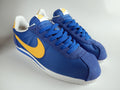 Nike Classic Cortez Nylon blue / yellow mens  golden state warriors shoes