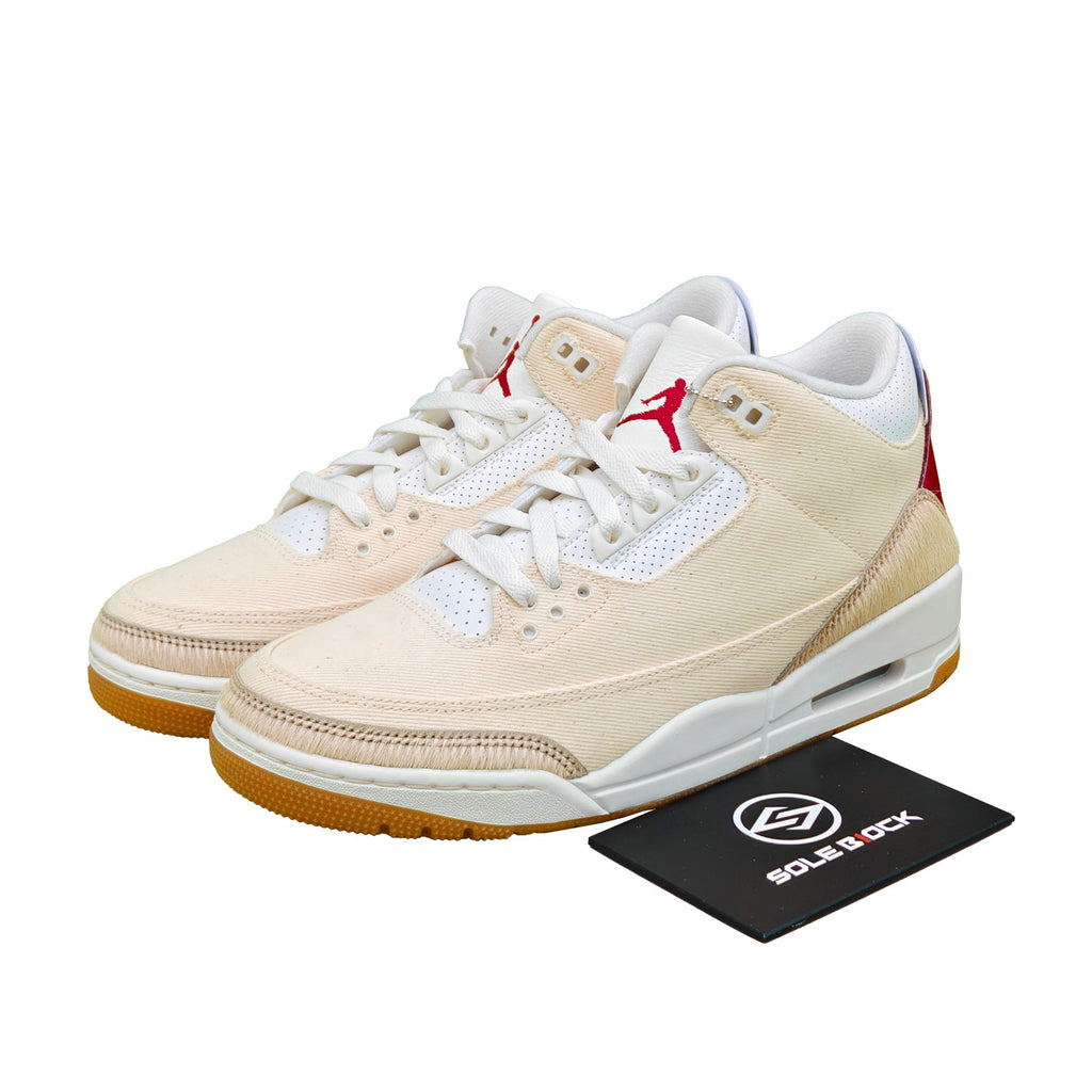Levis x Jordan Air Jordan 3 Retro 'Ecru Denim' Beige Red IR0910-400
