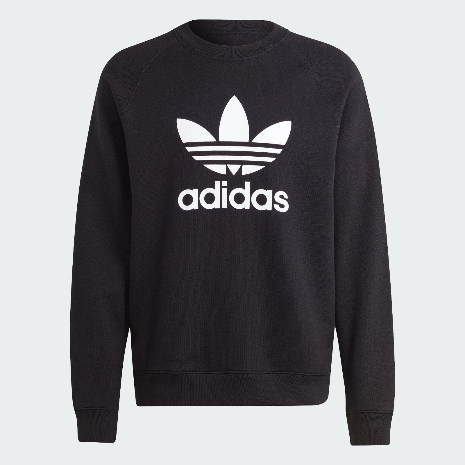 Adidas Mens size Adicolor Classics Trefoil Crewneck Sweatshirt IM4500 Black