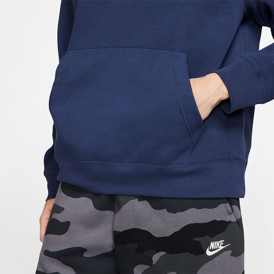 Nike Hoodie Men's Club Fleece Pullover Warm Sportswear Sweatshirt BV2654