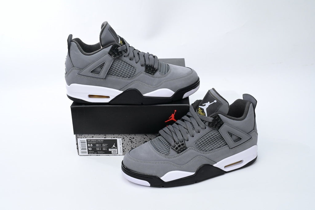 Jordan 4 "Cool Grey" Retro Basketball Shoes Men's Mid Top