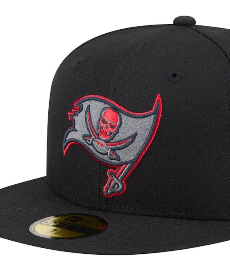 New Era Tampa Bay Buccaneers Color Pop Red & Black 59Fifty Size 7 1/4 🔥